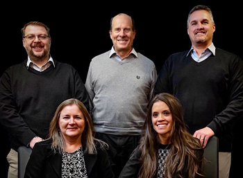 financial advisors Todd Cousino, Nicholas Hawk and Charles Moyer and team
